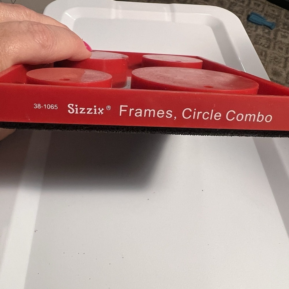 Sizzix Dies Steel Rule Die FRAME CIRCLE COMBO  38-1065 Originals